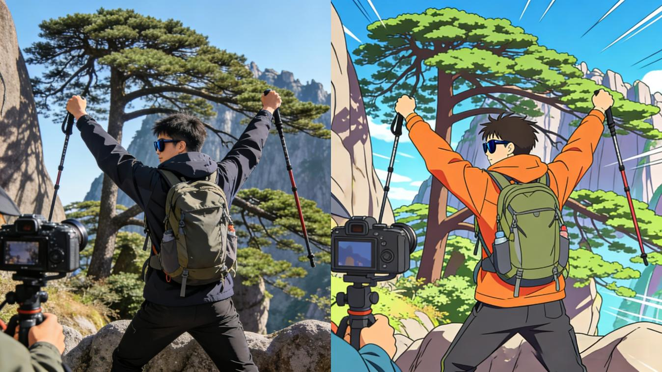 【场景编号029-OPC003】&ldquo;光影黄山&rdquo;叙传奇 | AI+短剧漫剧